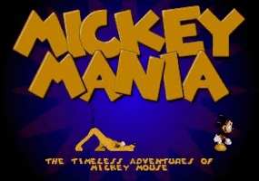 Mickey Mania Title Screen